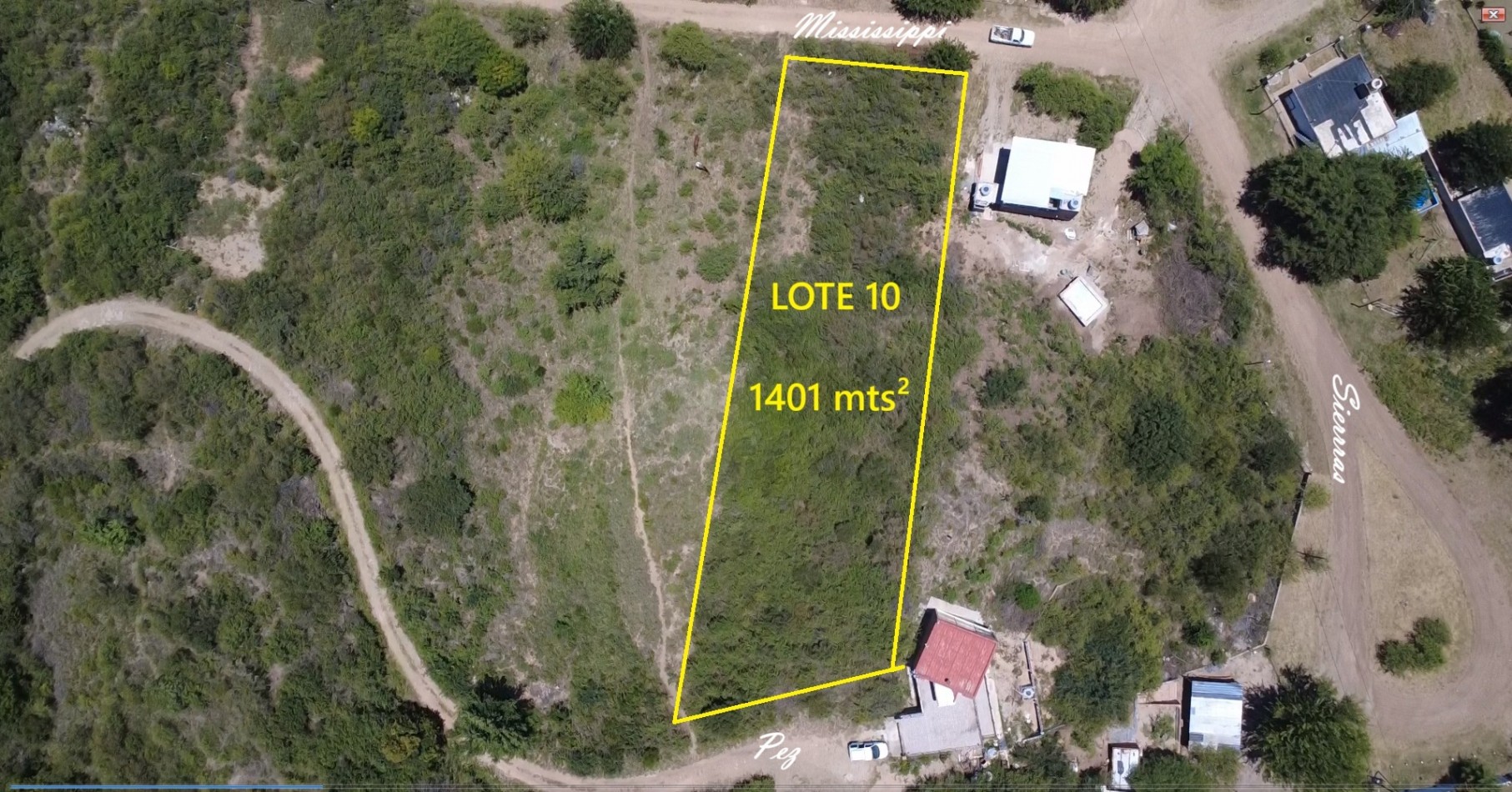 VENDO LOTE 1401M2 C/ CON VISTAS PANORAMICA - COMUNA SAN ROQUE