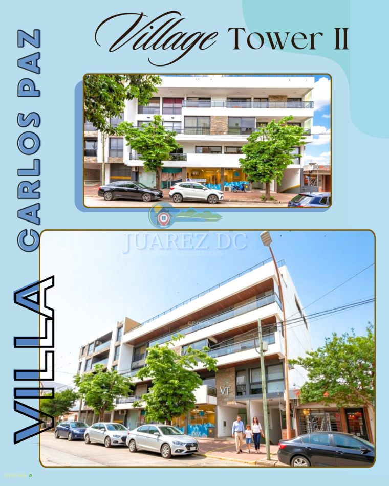 Vendo Departamento c/cochera en Carlos Paz 