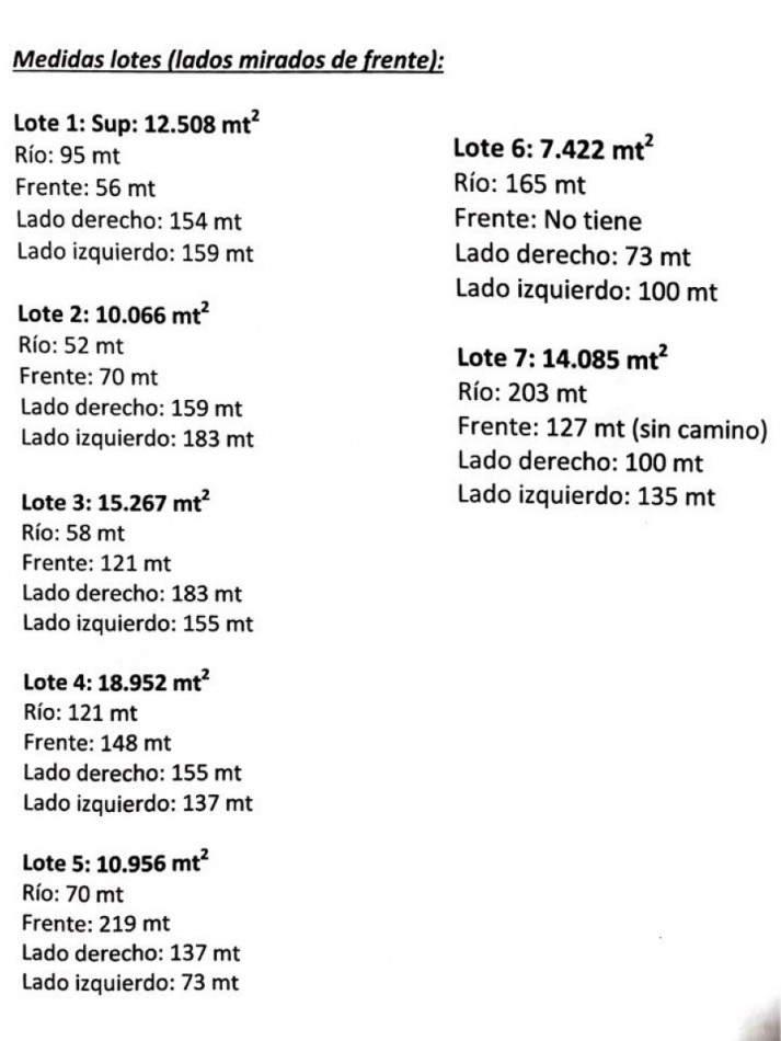 Terrenos en Venta en las Sierras de Cordoba.